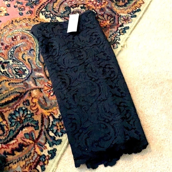 NWT, Cache, Black Lace Under Satin Lining, Sz. 10 - Picture 6 of 7